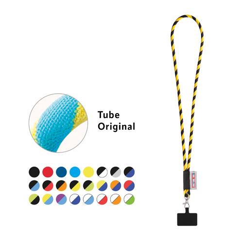 GOSPORT. SET Lanyard TUBE Long (O 7 mm) z karabińczykiem spustowym 9 mm i uchwytem na telefon komórkowy