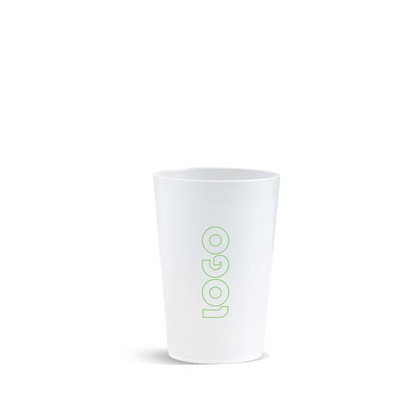 Kubek PP wielokrotnego użytku o pojemności 280ml / PPCup28