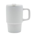 Kubek ceramiczny Azzurro 440 ml, biały