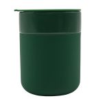 Kubek ceramiczny Caldo 370 ml, ciemny zielony