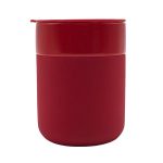 Kubek ceramiczny Caldo 370 ml, czerwony