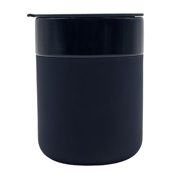 Kubek ceramiczny Caldo 370 ml, granatowy