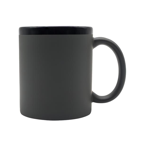 Kubek ceramiczny Velluto 350 ml, szary