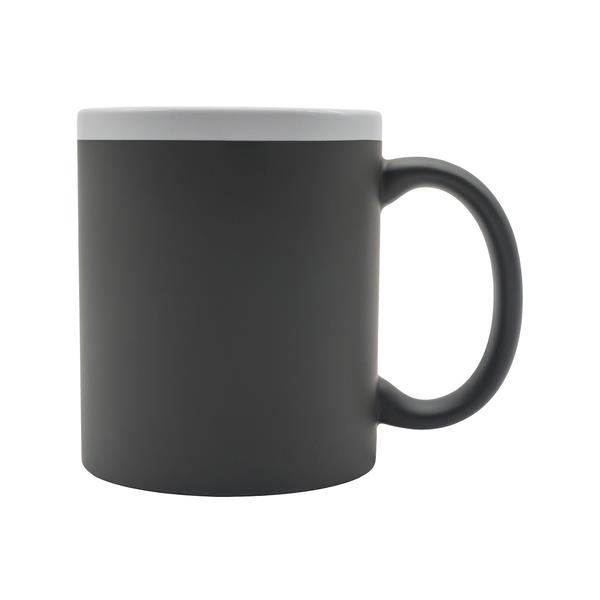 Kubek ceramiczny Velutti 350 ml, szary