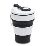 Kubek silikonowy Flexi 350 ml, czarny