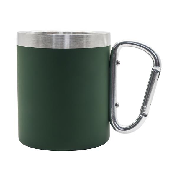 Kubek stalowy Magaro 300 ml, ciemny zielony