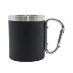 Kubek stalowy Magaro 300 ml, czarny