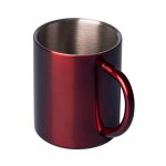 Kubek stalowy Stalwart 300 ml, czerwony