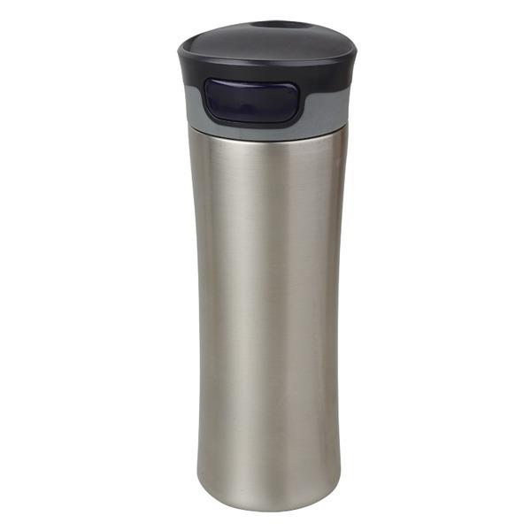 Kubek termiczny Telescope 430 ml, czarny/srebrny