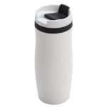 Kubek termiczny Viki 390 ml, czarny/biały