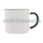 Kubek z powłoką sublimacyjną Ars 400 ml, ciemny zielony