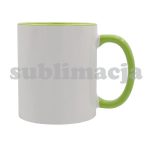 Kubek z powłoką sublimacyjną Gaeta 330 ml, jasny zielony