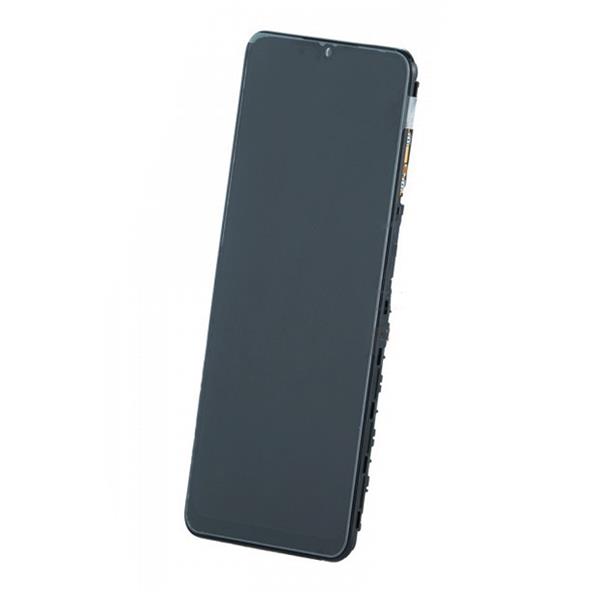 LCD + Panel Dotykowy Samsung A12 A125F GH82-24490A GH82-24491A czarny z ramką oryginał