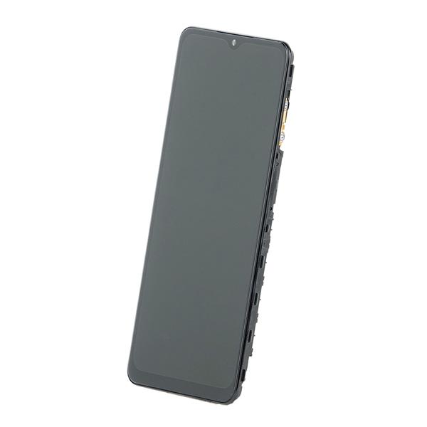 LCD + Panel Dotykowy Samsung M12 M127 GH82-25042A GH82-25043A czarny z ramką oryginał
