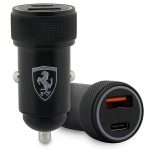 Ładowarka samochodowa Ferrari PD-QC 3.0 20W Fast Charge - czarna