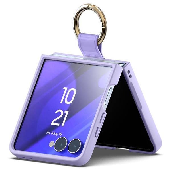 Mercury Gold Ring Case Samsung Z Flip7 LILAC PURPLE / FIOLETOWY