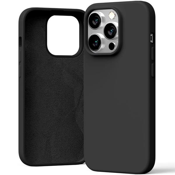 Mercury Silicone Case Samsung S25+ BLACK / CZARNY