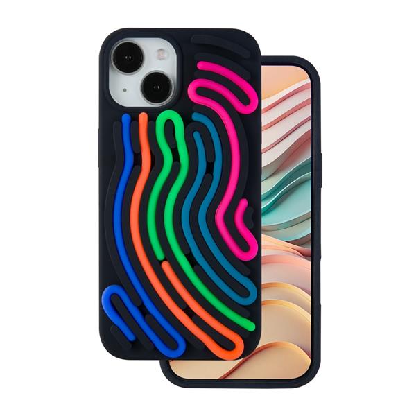 Nakładka DIY Snake do iPhone 12 / 12 Pro 6,1" czarna