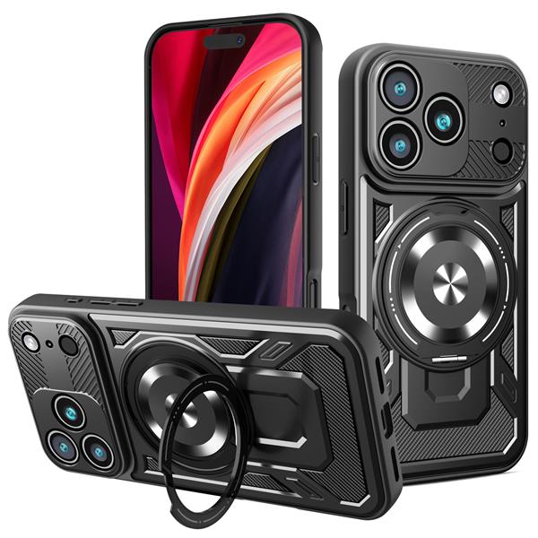 Nakładka Defender Armor Mag do iPhone 17 Pro 6,3" czarna