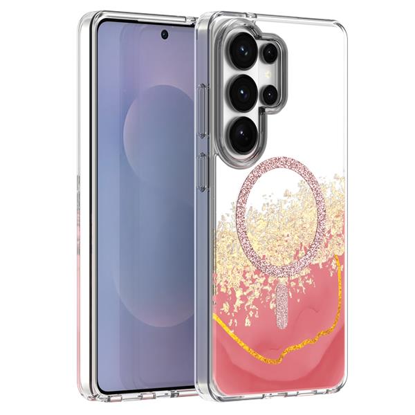 Nakładka Epoxy Mag do Samsung Galaxy S25 Ultra różowa