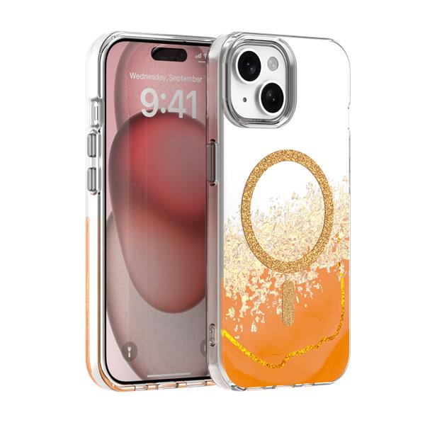 Nakładka Epoxy Mag do iPhone 13 / 14 6,1" pomarańczowa