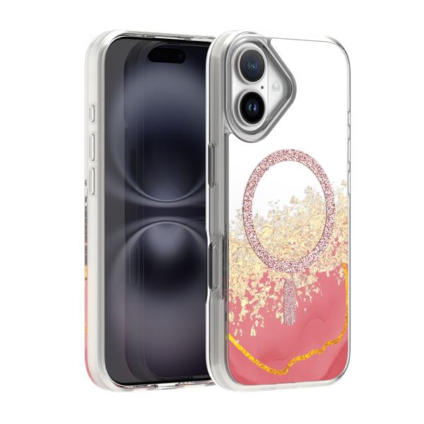 Nakładka Epoxy Mag do iPhone 17 6,3'' różowa
