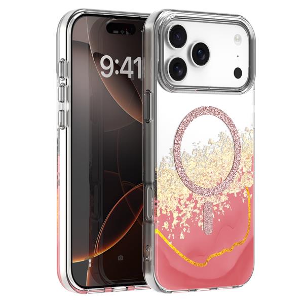 Nakładka Epoxy Mag do iPhone 17 Pro 6,3'' różowa
