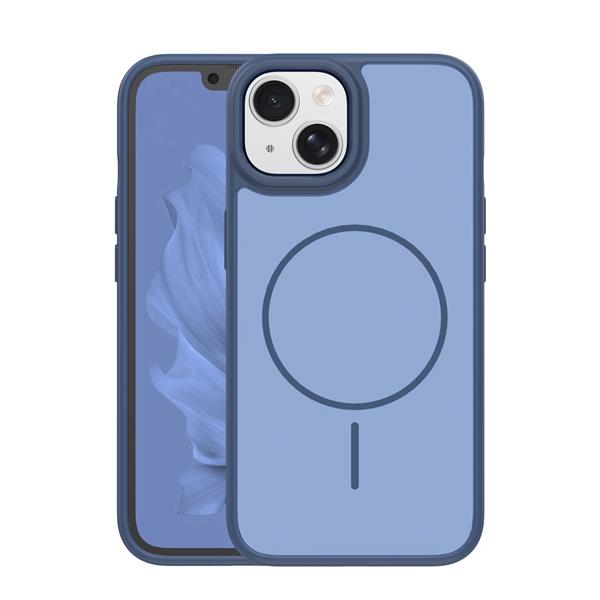 Nakładka Frame Thin Mag do iPhone 15 6,1" ciemnoniebieska