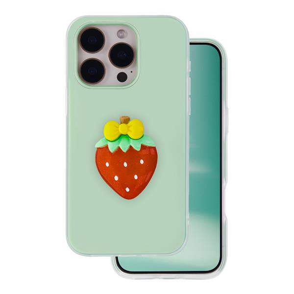 Nakładka Fruit 2in1 do iPhone 16 Pro 6,3" zielona