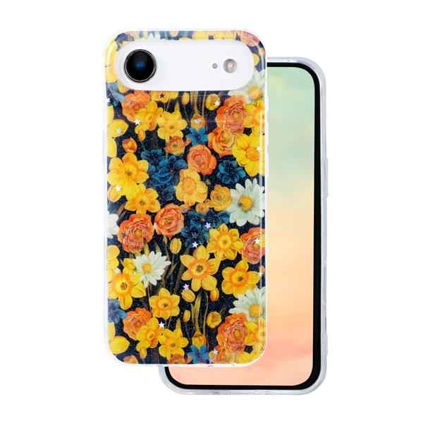 Nakładka Glow Glam do iPhone 17 Air 6,6" pomarańczowa