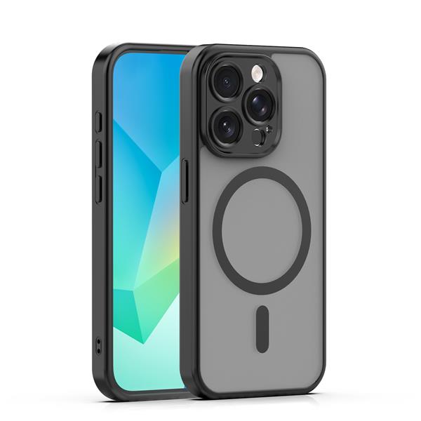 Nakładka Mag Matt do iPhone 15 Pro 6,1" czarna camera protection