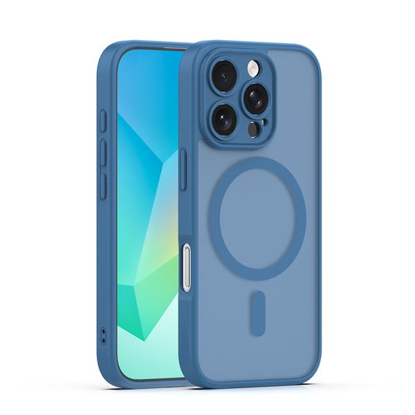 Nakładka Mag Matt do iPhone 16 Pro Max 6,9" ciemnoniebieska camera protection