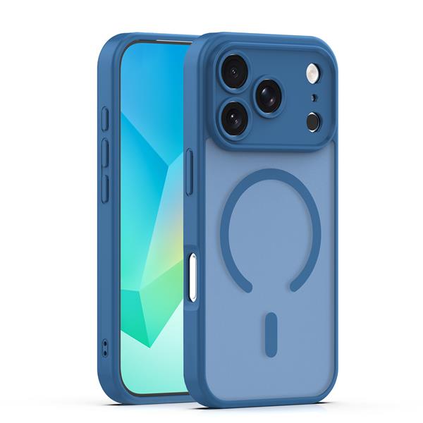 Nakładka Mag Matt do iPhone 17 Pro Max / 18 Pro Max 6,9'' ciemnoniebieska camera protection
