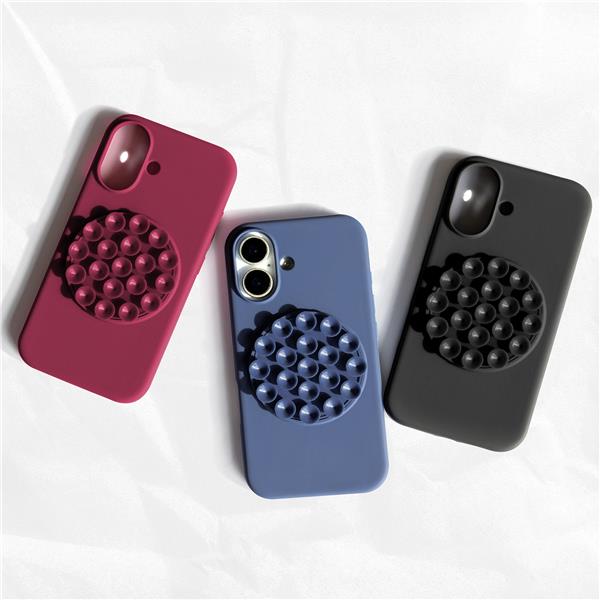 Nakładka Silicone Stick do iPhone 16 6,1" niebieska