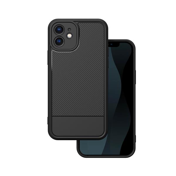 Nakładka Simple Carbon do iPhone 12 6,1" czarne