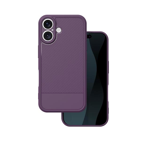 Nakładka Simple Carbon do iPhone 17 6,3" fioletowa