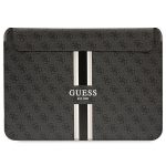 Pokrowiec Guess 4G Printed Stripes na laptopa 16" - czarny