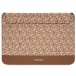 Pokrowiec Guess GCube Stripes na laptopa 14" - brązowy