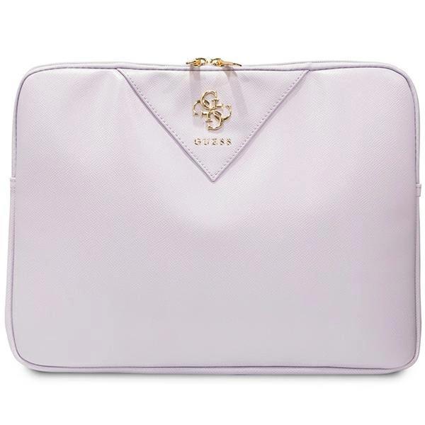 Pokrowiec Guess Triangle 4G na laptopa 14" - fioletowy