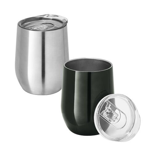 RONDE. Kubek podróżny ze stali nierdzewnej 400 ml