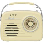 Setty Głośnik bluetooth z radio Retro P350 beżowe