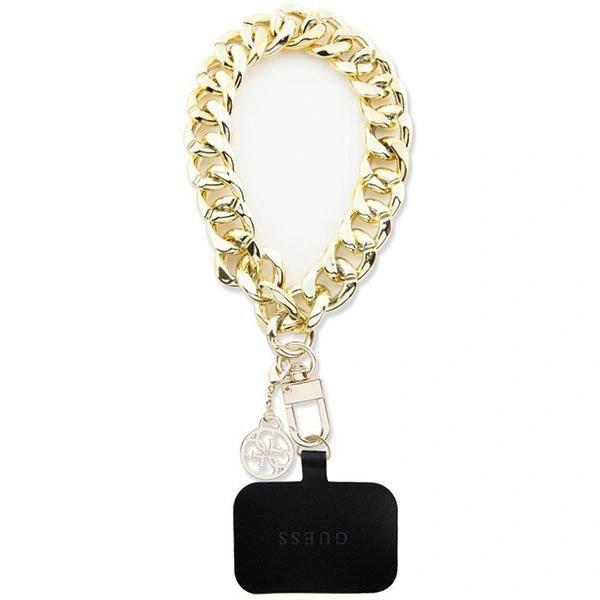 Smycz do telefonu Guess GUOUCBMC4MD Universal Big HandStrap - złota