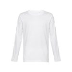THC BUCHAREST WH. Męski bawełniany T-shirt z długim rękawem
