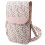 Torebka Guess GCube Stripes - różowe