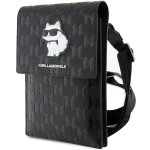 Torebka Karl Lagerfeld Saffiano Monogram Choupette - czarna