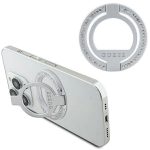 Uchwyt Guess MagSafe Ring Rhinestone - srebrny