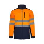 VL HESTIA LARGE. Dwukolorowa kurtka soft shell (280 g/m2), z polarową podszewką i membraną TPU, z poliestru (96%) i elastanu (4%)