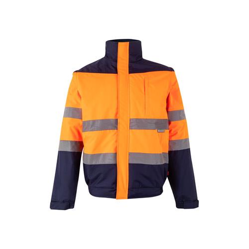 VL JUPITER LARGE. Dwukolorowa ocieplana kurtka (180 g/m2) z poliestru (100%) z powłoką PU