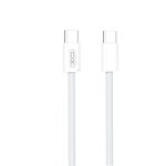XO kabel NB-Q260A PD USB-C - USB-C 1m biały 60W