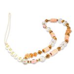 Zawieszka Guess Beads Bohemia - brązowa